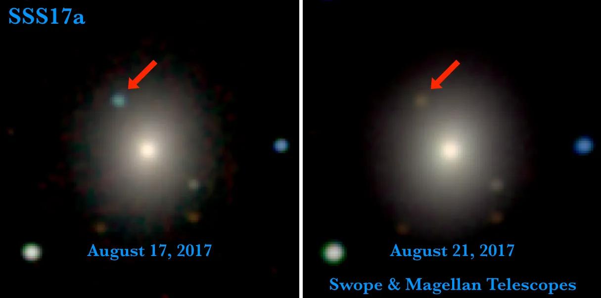 First Optical Photons from Gravitational-Wave Source